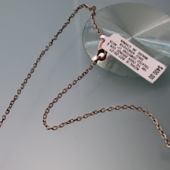 $400 KOHL'S 18K GP Marquise Shaped Vibrant Multi Genuine Gemstone Necklace**NEW! - Picture 7 of 9